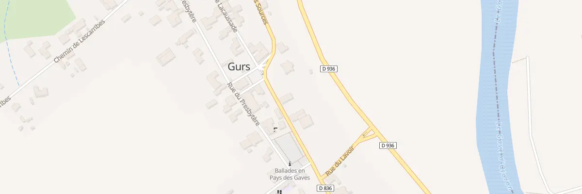 Plan du 3B Rue de la Mairie à Gurs
