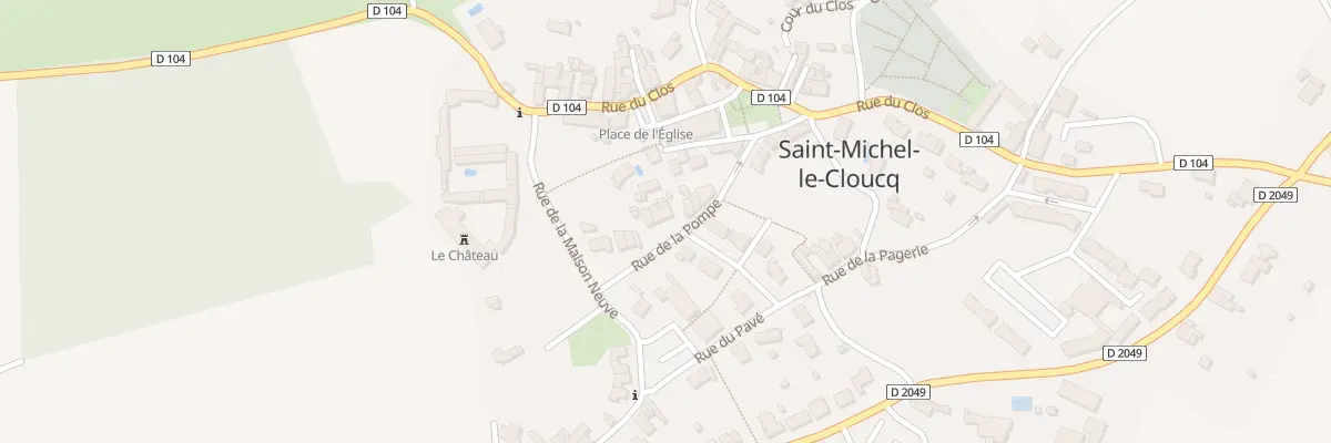 Plan du 18 Rue de la pompe à Saint-Michel-le-Cloucq
