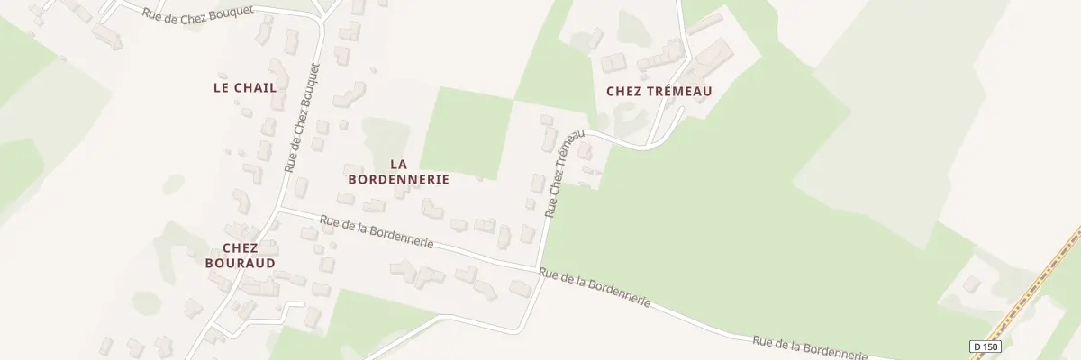 Plan du 2B Rue de Chez Trémeau à Luchat