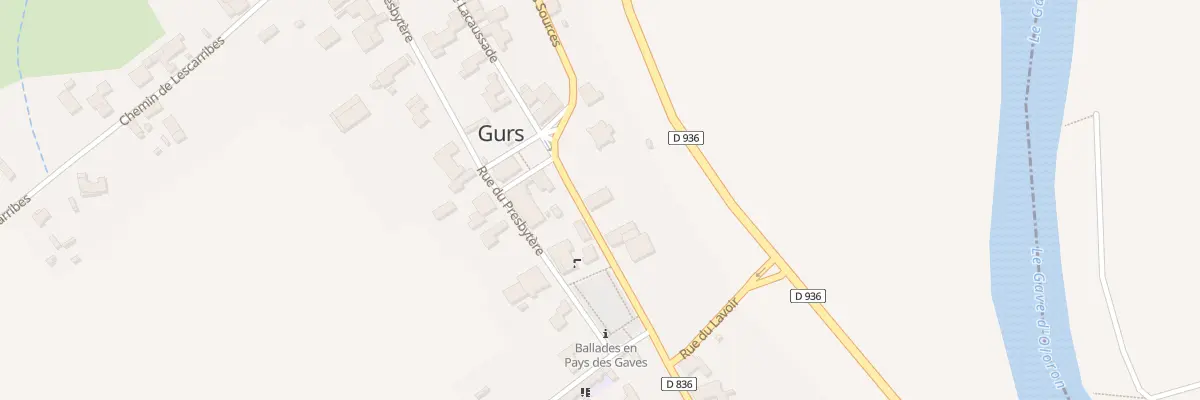 Plan du 3 Rue de la Mairie à Gurs