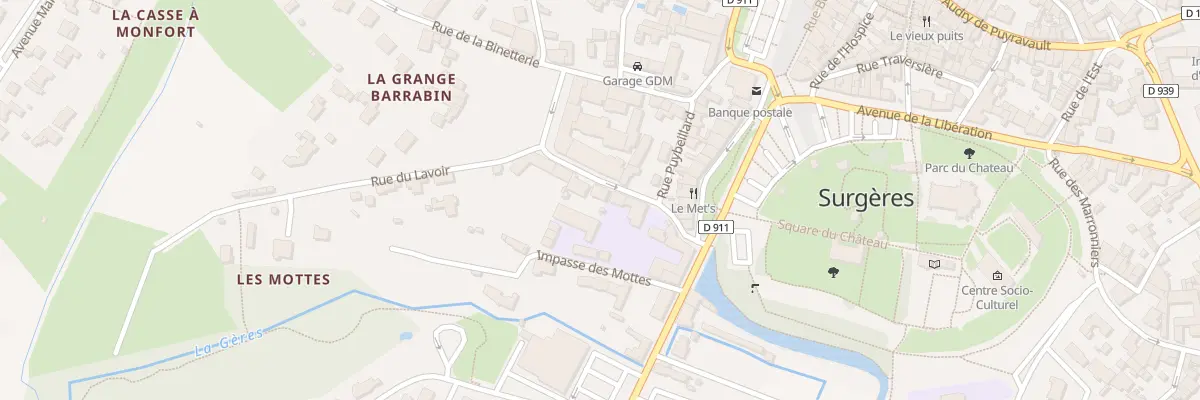 Plan du 47B Rue Barabin à Surgères
