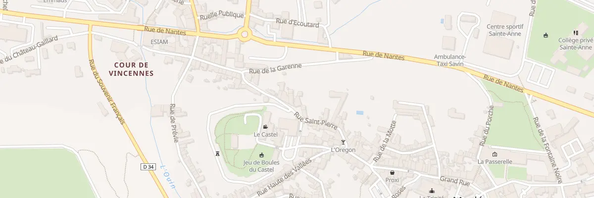 Plan du 14 Rue St Pierre à Mauléon
