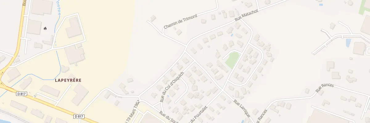 Plan du 2 Rue Larrique à Orthez