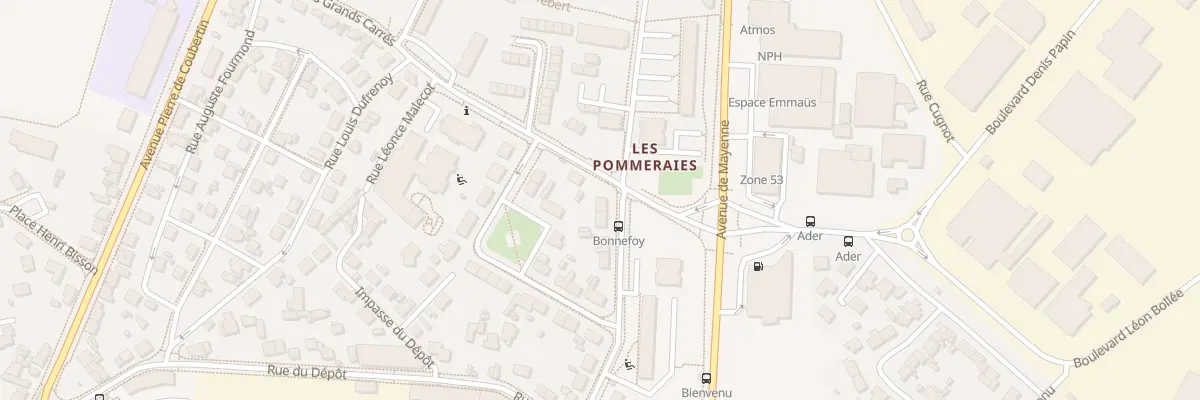 Plan du 39 Rue du Préfet Bonnefoy à Laval