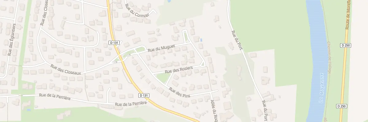 Plan du 8 Rue des Rosiers à Saint-Jean-sur-Mayenne