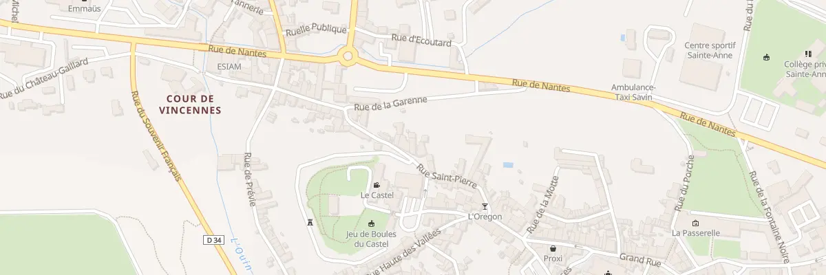 Plan du 16 Rue St Pierre à Mauléon
