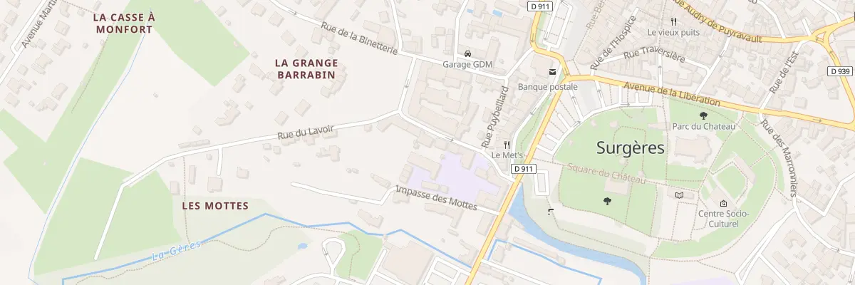 Plan du 47 Rue Barabin à Surgères