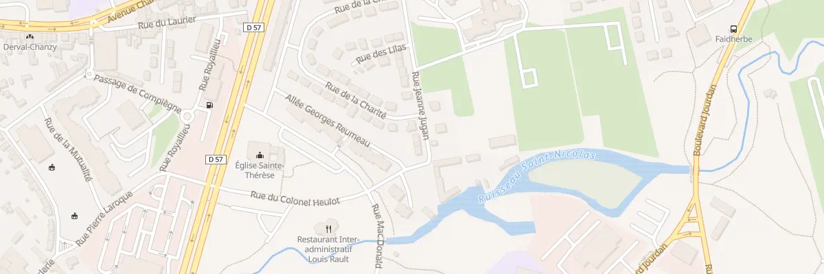 Plan du 56 Rue Jeanne Jugan à Laval