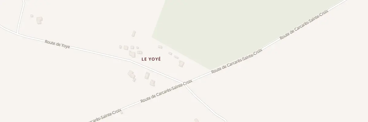 Plan du 8 Rte de Yoye à Carcarès-Sainte-Croix