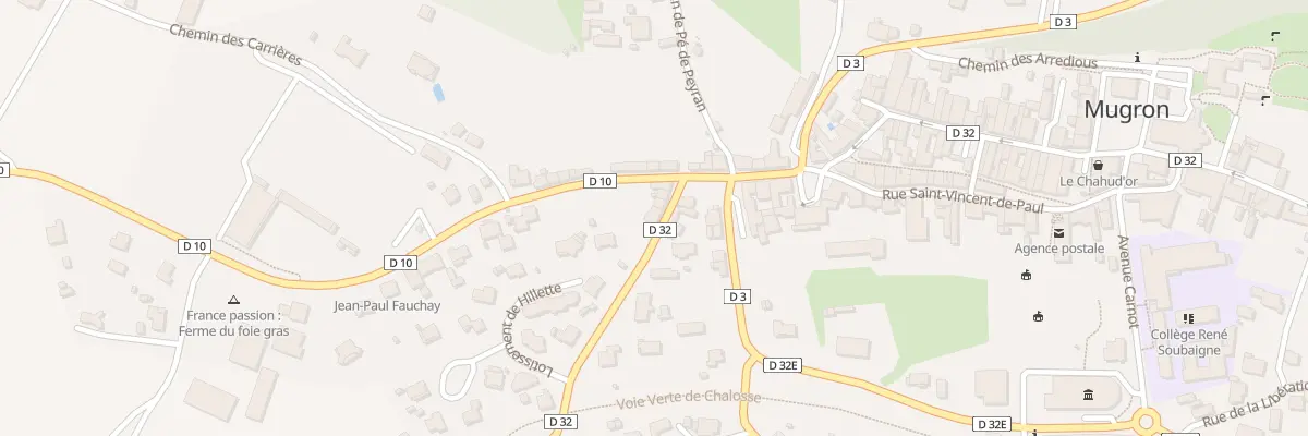 Plan du 5 Av René Bats à Mugron