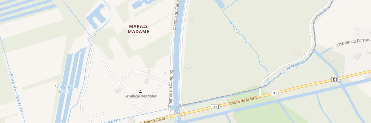 Plan du 5221 Marais du Bief Jaulin à La Grève-sur-Mignon