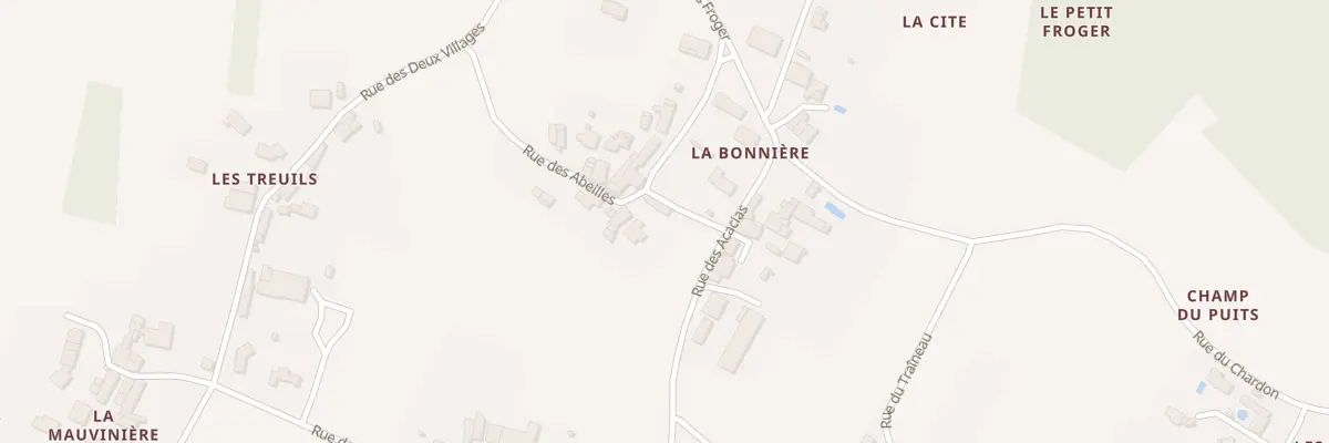 Plan du 3 Rue des Abeilles à Geay