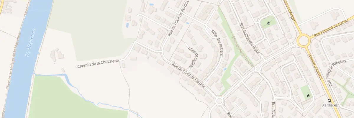 Plan du 12 Rue de l’Oeil de Perdrix à Laval