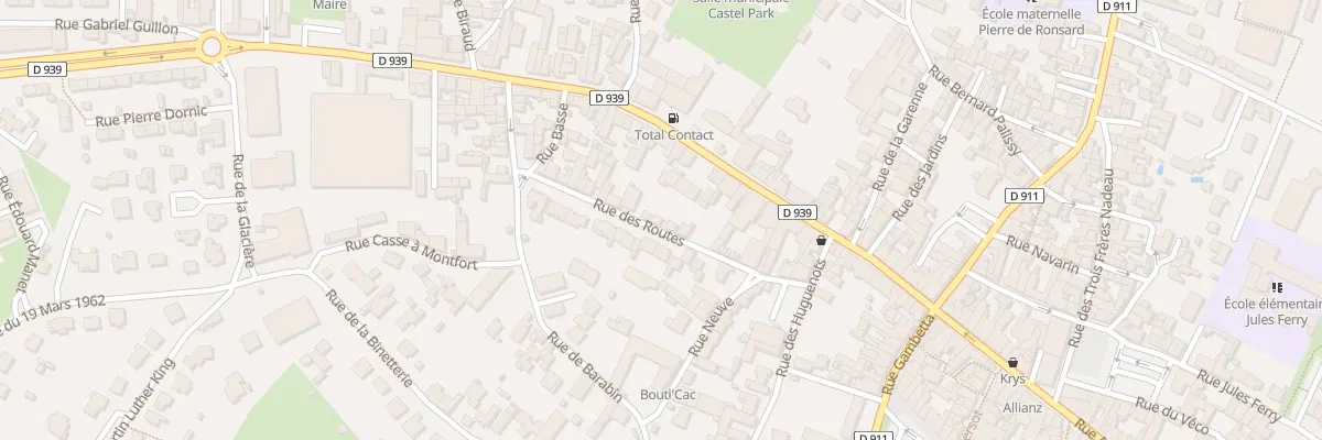 Plan du 14 Rue des Routes à Surgères