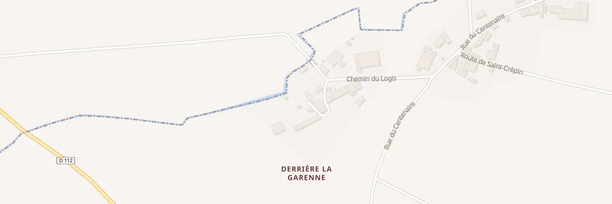 Plan du 2 Imp du Chateau à Saint-Crépin