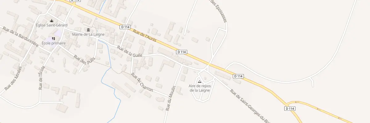 Plan du 27 Rue de la Guée à La Laigne