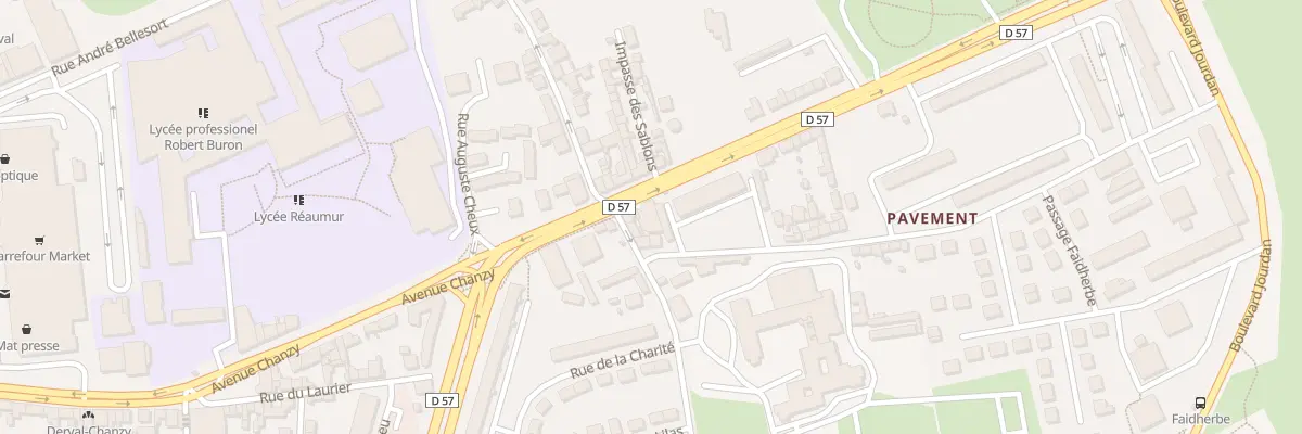 Plan du 104 Av Chanzy à Laval