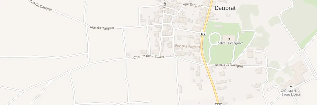 Plan du 2 Rue de la Benèze à Pauillac