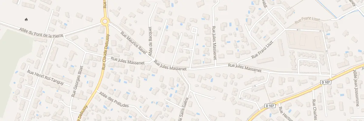 Plan du 23 Rue Jules Massenet à Saint-Médard-en-Jalles