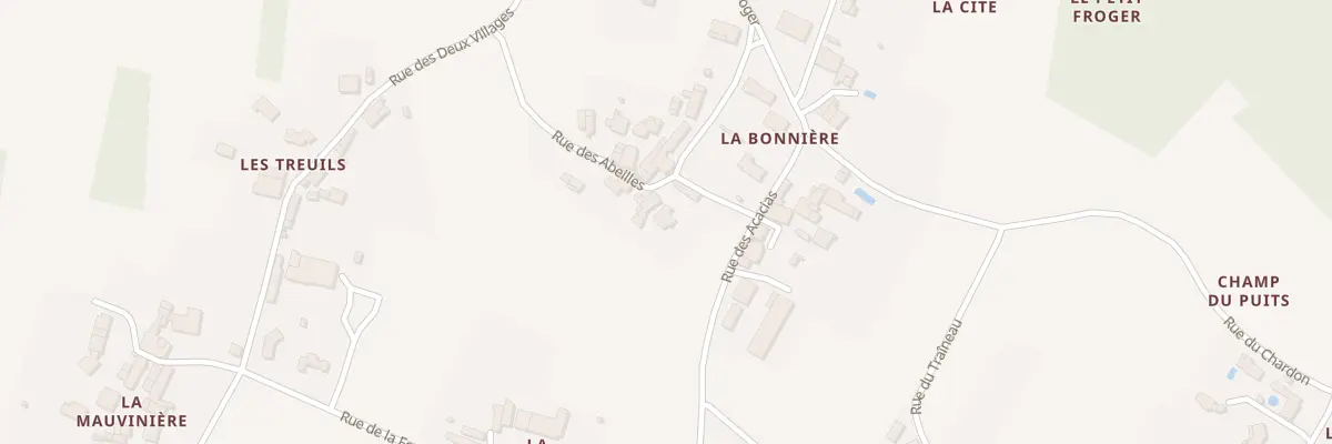 Plan du 5 Rue des Abeilles à Geay