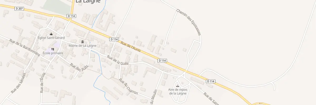 Plan du 159A Rue de l’Aunis à La Laigne