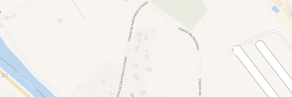 Plan du 303 Che Saint-Pierre le Potier à Laval