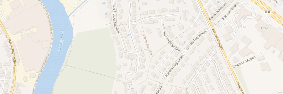 Plan du 60 Rue Prosper Mérimée à Laval