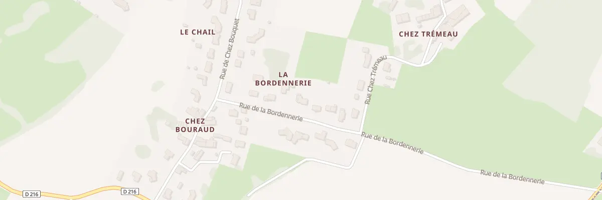 Plan du 7 Rue de la Bordennerie à Luchat