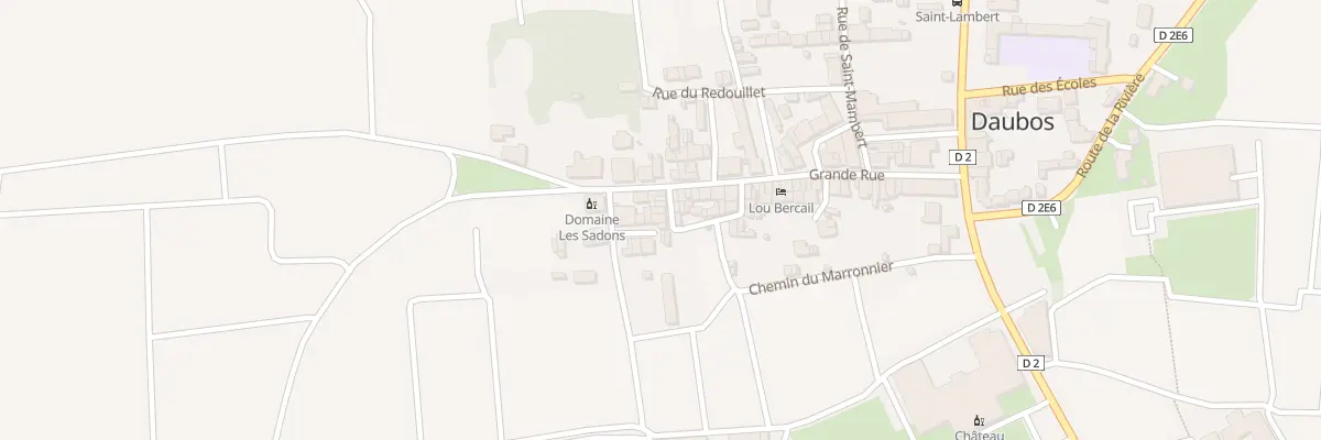 Plan du 8 Rue de Bergue à Pauillac