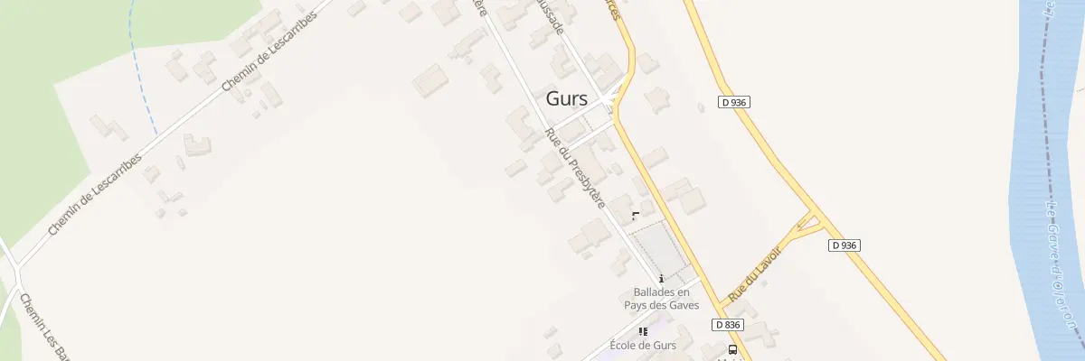 Plan du 7 Rue du Presbytère à Gurs