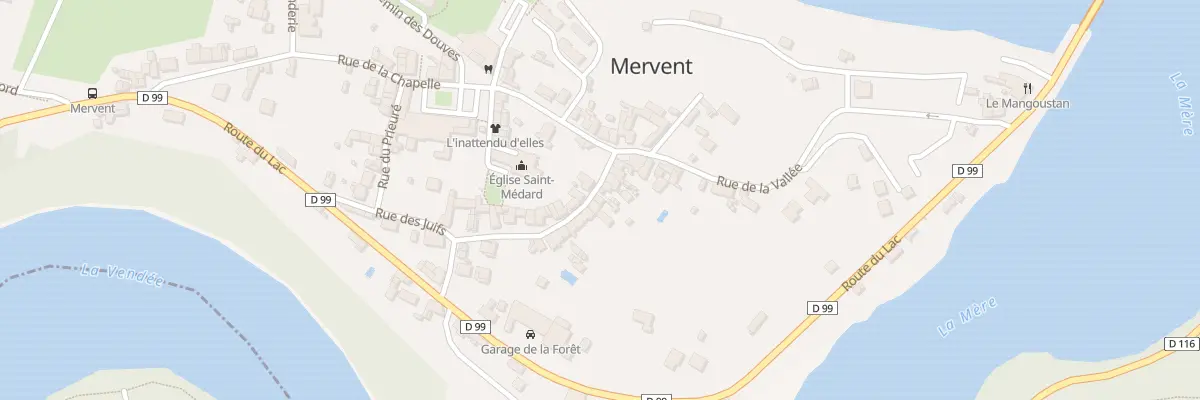 Plan du 13 Rue des juifs à Mervent