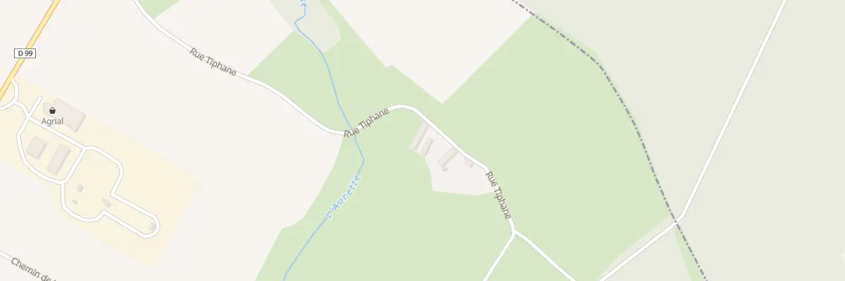 Plan du 959 Rue Tiphane à Cahagnolles