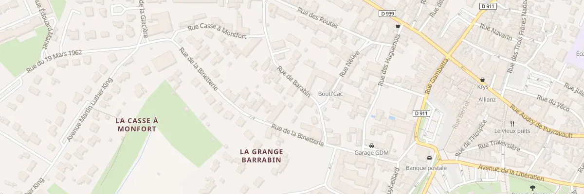 Plan du 33 Rue Barabin à Surgères
