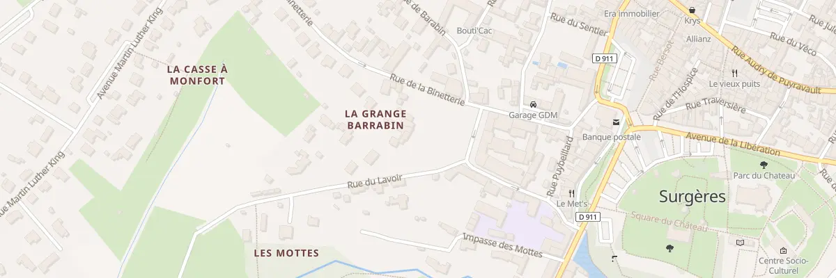 Plan du 41 Rue Barabin à Surgères
