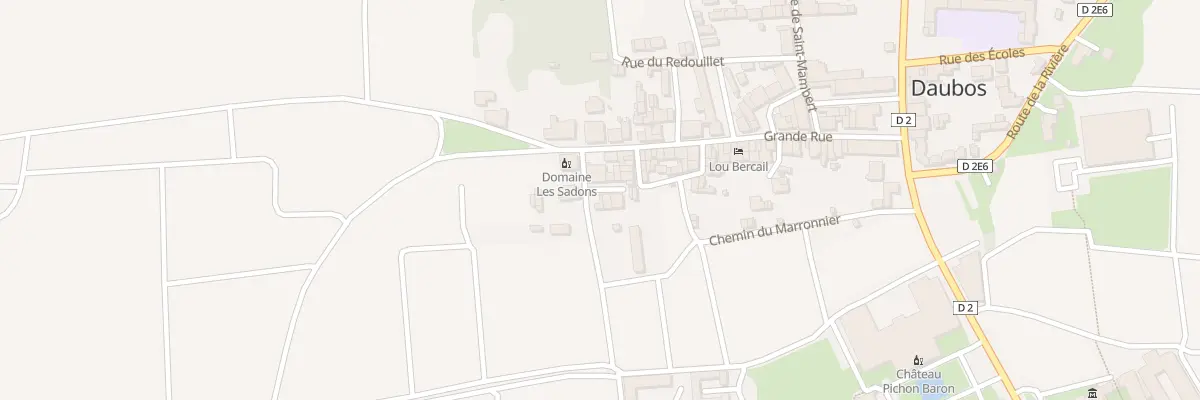 Plan du 5 Rue de Bergue à Pauillac