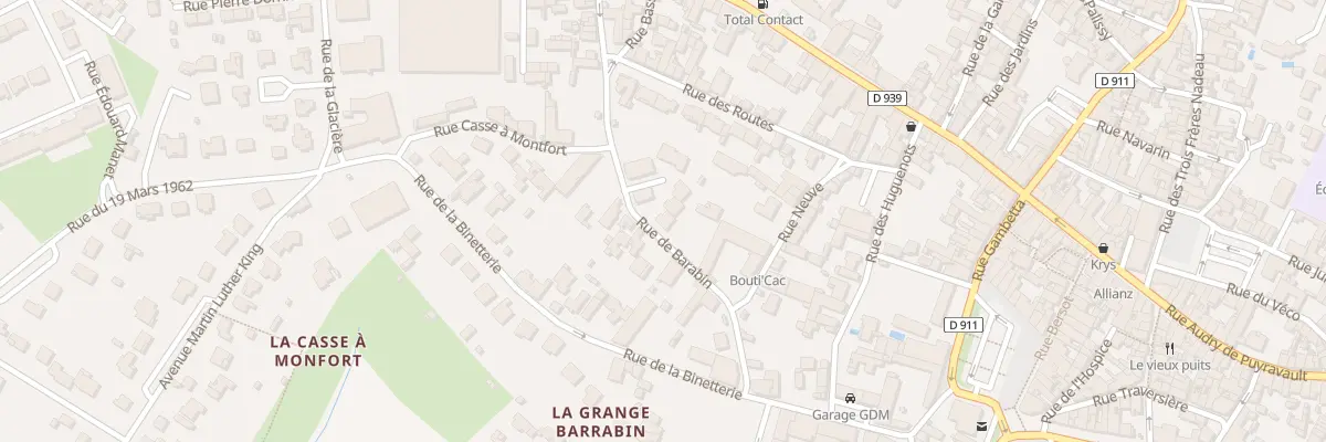 Plan du 6T Rue Barabin à Surgères