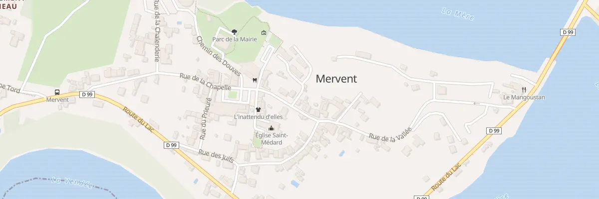Plan du 11B Rue de la vallée à Mervent