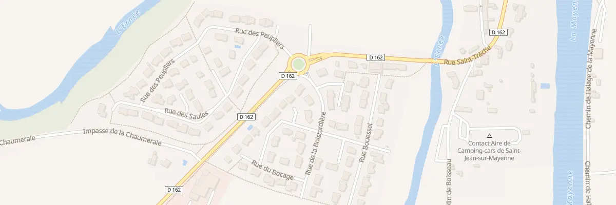 Plan du 4 Rue de la Boistardière à Saint-Jean-sur-Mayenne