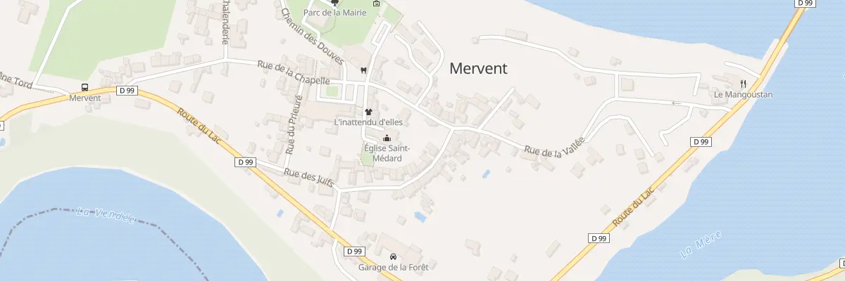 Plan du 8 Rue des juifs à Mervent