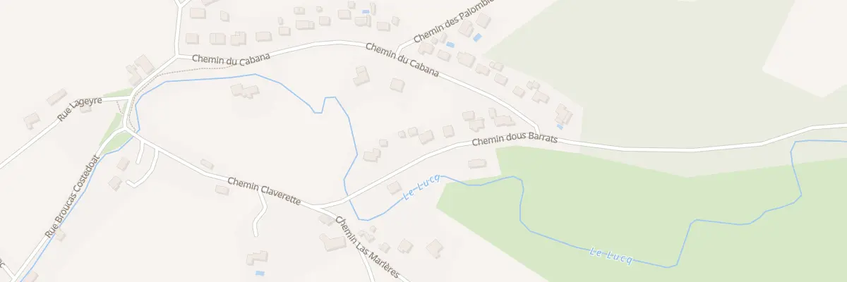 Plan du 3 Che Dous Barras à Méritein