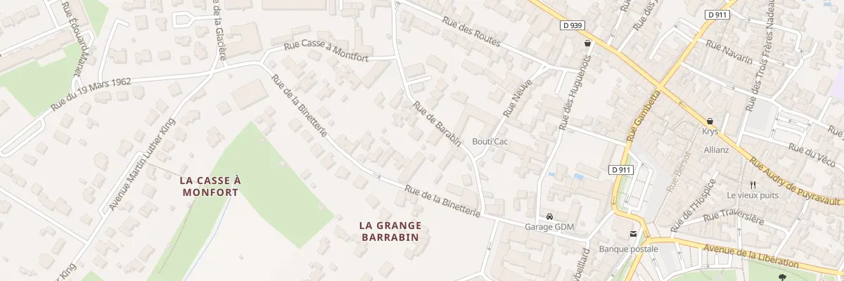 Plan du 31 Rue Barabin à Surgères