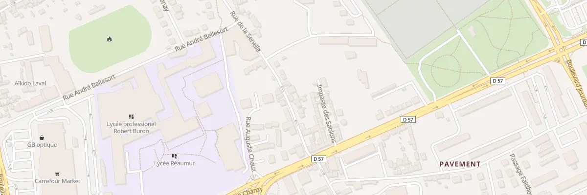 Plan du 63 Rue de la Senelle à Laval