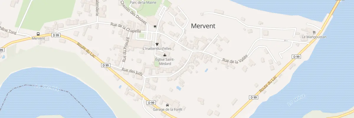 Plan du 12 Rue des juifs à Mervent