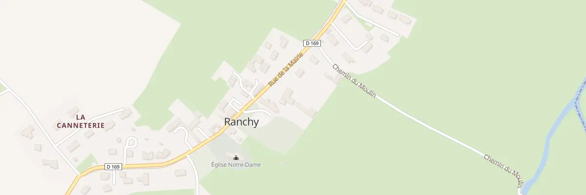 Plan du 5054 Bourg à Ranchy