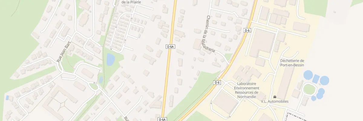 Plan du 33 Rue de Bayeux à Port-en-Bessin-Huppain