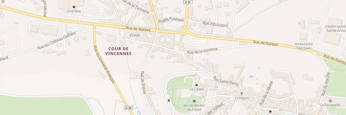 Plan du 21 Rue St Pierre à Mauléon