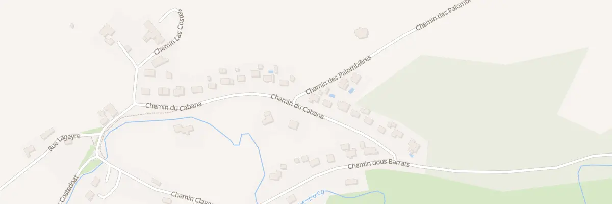 Plan du 2 Che des Palombieres à Méritein