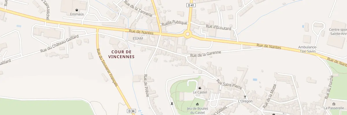 Plan du 25 Rue St Pierre à Mauléon