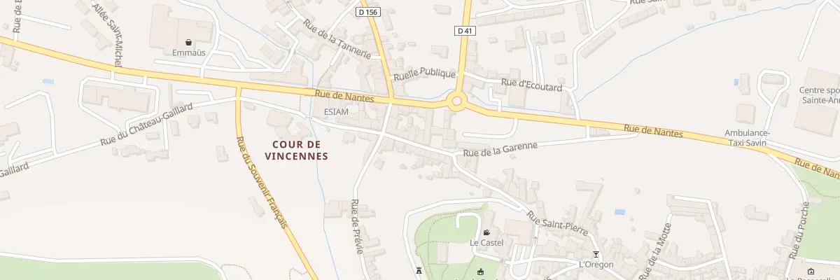Plan du 38 Rue St Pierre à Mauléon
