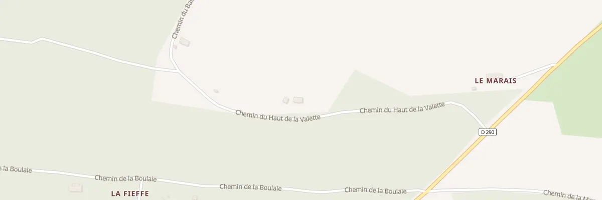 Plan du 2 Che du Haut de la Valette à Souleuvre en Bocage